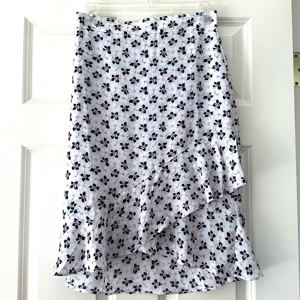 Ann Taylor Petite Floral Skirt